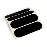 Kit Adesivo Texx Refletivo Preto (4 Pecas) - Tamanho Inmetro