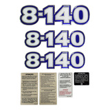 Kit Adesivo Volkswagen 8-140 Emblema Caminhão Cmk19 Fgc