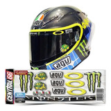 Kit Adesivos Capacete Oakley Monster Royal Meteor 350