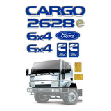 Kit Adesivos Compatível Ford Cargo 2628e 6x4 Resinados R655