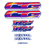 Kit Adesivos Compatível Moto Honda Cg Titan 125 Cdi 1996