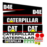 Kit Adesivos Completo Caterpillar D4e Para Tratores Esteira