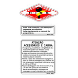  Kit Adesivos De Advertência Shadow 750 - Tanque - F Grátis