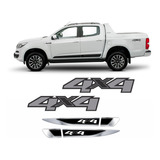 Kit Adesivos E Aplique Resinado Chevrolet Nova S10 Kit44 Cor 4x4 S10