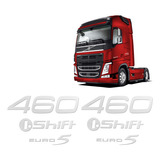 Kit Adesivos Euro 5 460 I.shift Volvo Fh 2010/2015 Cromado