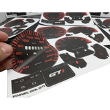 Kit Adesivos Painel Gol Gti - Apliques Vinil P/ Restauração