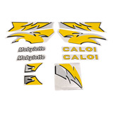 Kit Adesivos Para Mobilete Caloi Xr50 1998 Vermelha