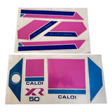 Kit Adesivos Para Mobilete Caloi Xr50 87~88 Branca