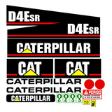 Kit Adesivos Para Trator Caterpillar D4esr