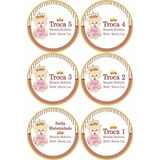 Kit Adesivos Personalizados Infantil Feminino