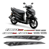 Kit Adesivos Scooter Yamaha Neo 2020 A 2022 Preta