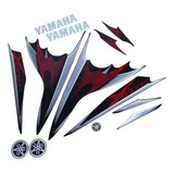 Kit Adesivos Yamaha Xtz 250x 2008 Preta 10208