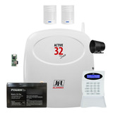 Kit Alarme Active 32 Duo Jfl Com Sensor Sem Fio Ir 520 Duo