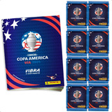 Kit Álbum Copa América 2024 + 50 Figurinhas = 10 Envelopes