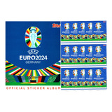 Kit Álbum Euro 2024 Germany + 240 Figurinhas (40 Env)