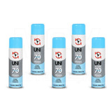 Kit Álcool Aerossol Spray 70% 300ml - 5 Unidades