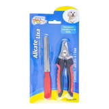 Kit Alicate Pet Tesoura Corte De Unhas Caes Gatos + Lixa