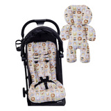 Kit Almofada Para Carrinho E Bebê Conforto - Safari N° 12