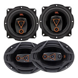 Kit Alto Falante Jbl 6x9 + Falante 5 Potente 400w Lançamento