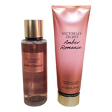 Kit Amber Romance Victoria's Secret Body Lotion+body Splash