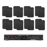 Kit Amplificador Ths 4600 Taramps + 8 Pares De Caixas Msb60n