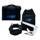 Kit Ancora 3,5kg Bruce Para Jet Ski Barco + Bolsa Termica Hw