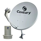 Kit Antena Century Digital Parabólica 60cm Ku + Lnbf Simples