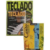 Kit Aprenda Arte Tocar Teclado C/ 3 Dvds + Curso De Canto 