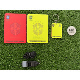 Kit Árbitro, Par De Cartão, Apito, Toss E Chaveiro