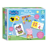 Kit Atividades Educativo Peppa Pig Infantil Pintura Memória