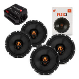 Kit Auto Falante Flex3 Jbl Portas + Modulo Potencia Stetsom