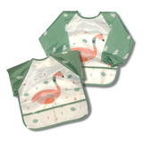 Kit Babador Plastificado Impermeável Coleto Migalha Flamingo