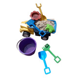 Kit Balde De Areia Caminhão Brinquedo De Praia Parque