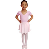 Kit Ballet Uniforme 5 Peças Roupa Para Bailarina Rosa