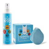  Kit Banho Infantil Spray, Shampoo E Sabonete - Hidratei Kids