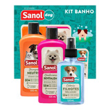 Kit Banho Sanol Shampoo Condicionador Colonia
