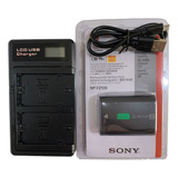 Kit Bat. Np-fz100 Sony+carregador Duplo Digital Novo