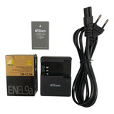 Kit Bat-eria En-el9a Nikon + Carregador Mh-23 P/d40 D40x