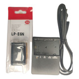 Kit Bat-eria Lp-e6n+carregador Lc-e6n Pronta Entrega Com Nfe