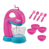 Kit Batedeira Infantil De Cozinha Brinquedo Com Acessórios 