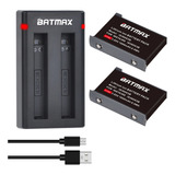 Kit Batmax 2 Bate.ria + Carregador Duplo Insta360 One X3 Nfe