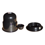 Kit Bebedouro Vida Mansa 1,4l + Comedouro Vida Mansa 200ml Cor Preto
