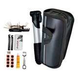 Kit Bike Conjunto De Ferramentas Bicicleta Canivete Bomba Ar