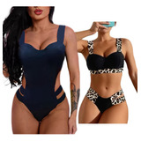 Kit Biquíni Moda Blogueira Maio Duas Tiras Moderno Elástico
