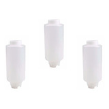  Kit Bisnaga Invertida 950 Ml 3 Unidades Molhos Lanches