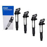Kit Bobinas Ignição Citroen C4 Louge Ds3 Ds4 Ds5 Thp 1.6