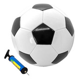 Kit Bola Campo Futebol Infantil Sítio + Bomba Ar Cor Sortidas