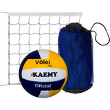 Kit Bola Voley + Sacola + Rede 9 Metros