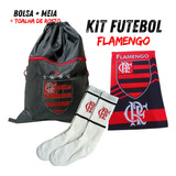 Kit Bolsa Mochila Sacola + Meia Academia E Toalha Futebol