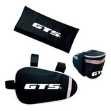 Kit Bolsa Para Bicicleta, Bolsa De Quadro/selim/protetor Gts